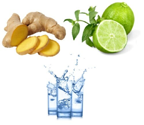 ingredients for ginger juice