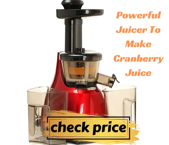 Powerful Juicer To Make Cranberry Juice