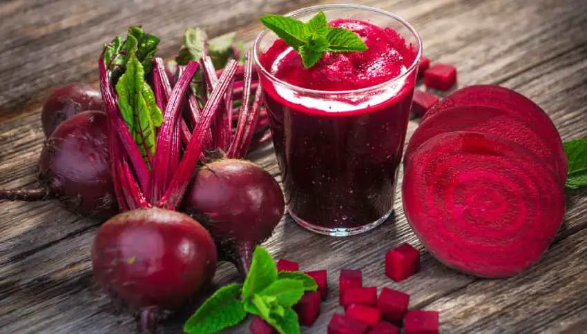 beetroot and mint