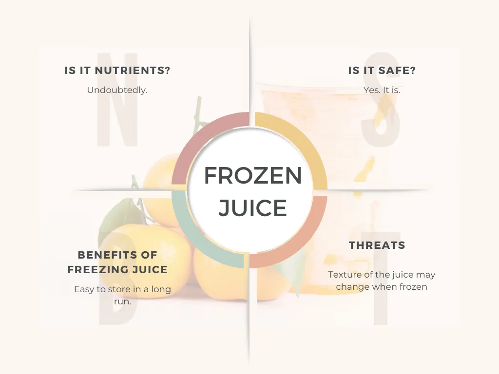 frozen juice benefits