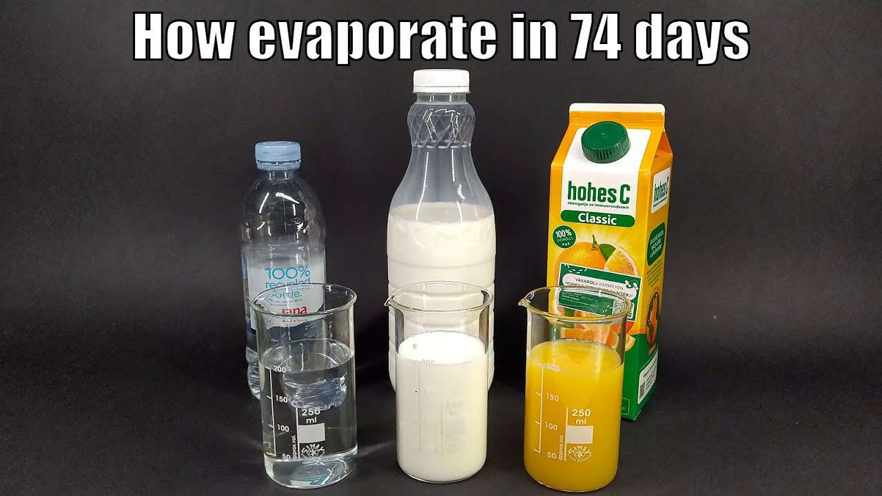 How Long Would It Take For Orange Juice To Evaporate?