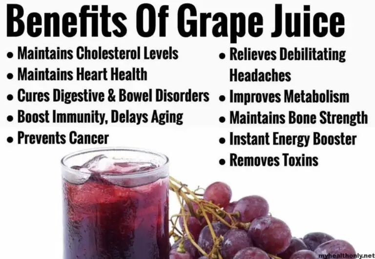 Health benefits of grape juice