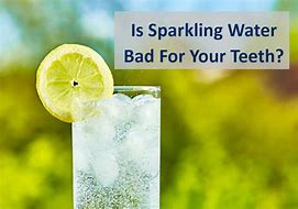 sparkling water for water
