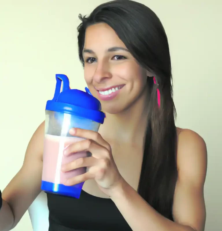 Drinking Protein Shakes daily a woman