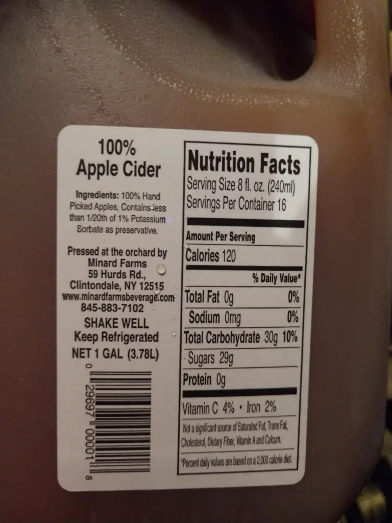 How Much Potassium Is In Apple Juice?