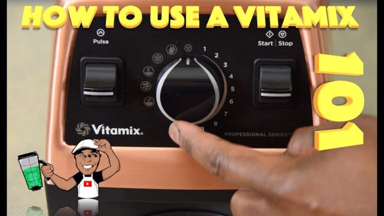 How Do You Turn on a Vitamix Blender