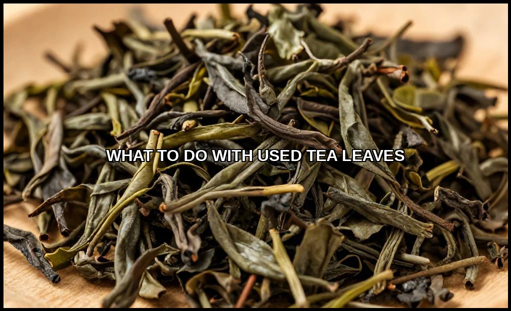 What to do with used tea leaves